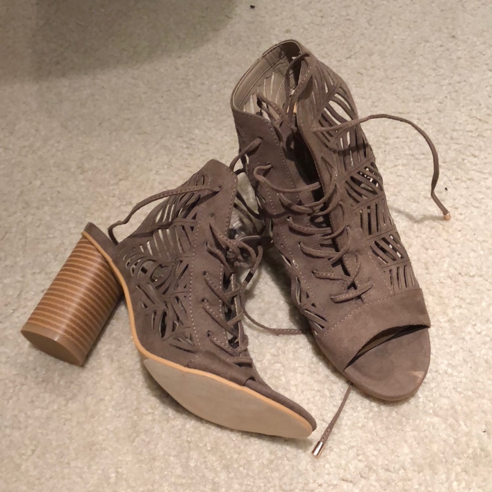 Strappy booties